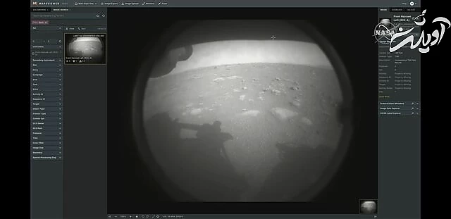 اولین تصاویر از فرود مریخ نورد "استقامت" ناسا روی سطح مریخ